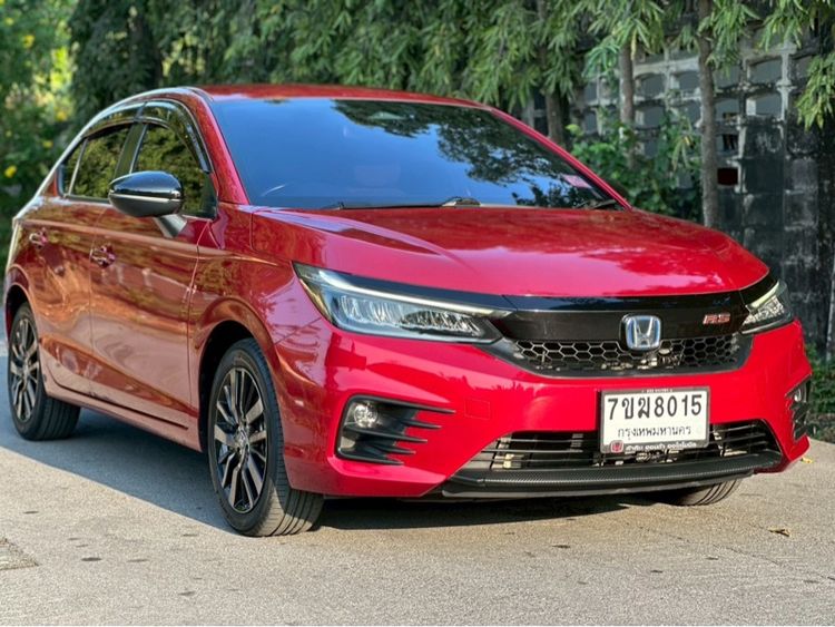 Honda City 2022 1.5 e:HEV RS Sedan ไฮบริด ไม่ติดแก๊ส เกียร์อัตโนมัติ แดง รูปที่ 2