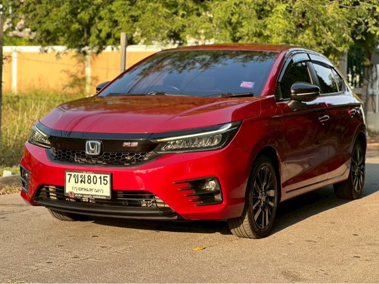 Honda City 2022 1.5 e:HEV RS Sedan ไฮบริด ไม่ติดแก๊ส เกียร์อัตโนมัติ แดง รูปที่ 3