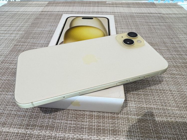 iPhone 15 Plus 128 สีเหลือง อ่ผ่านได้ รูปที่ 2