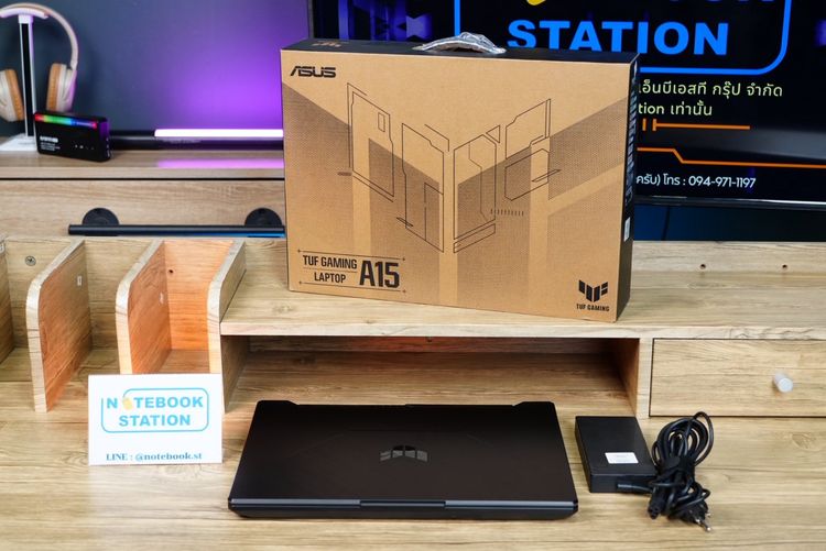Asus TUF Gaming A15 Ryzen7-4800H RTX3050(4GB) Ram16 SSD512GB จอ15.6 FHD 144Hz สเปคเกมมิ่ง คีย์บอร์ดไฟRGB ดีไซน์สวยเท่ เครื่องพร้อมใช้งาน ราค รูปที่ 9