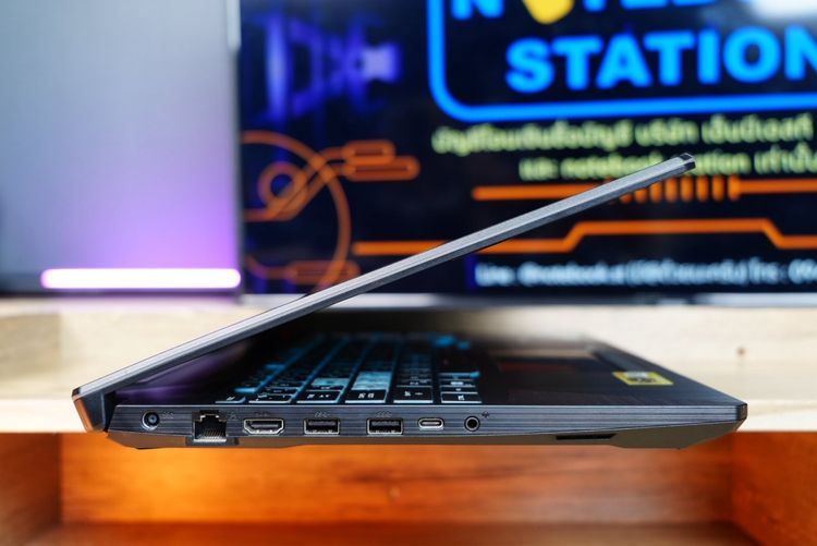 Asus TUF Gaming A15 Ryzen7-4800H RTX3050(4GB) Ram16 SSD512GB จอ15.6 FHD 144Hz สเปคเกมมิ่ง คีย์บอร์ดไฟRGB ดีไซน์สวยเท่ เครื่องพร้อมใช้งาน ราค รูปที่ 7