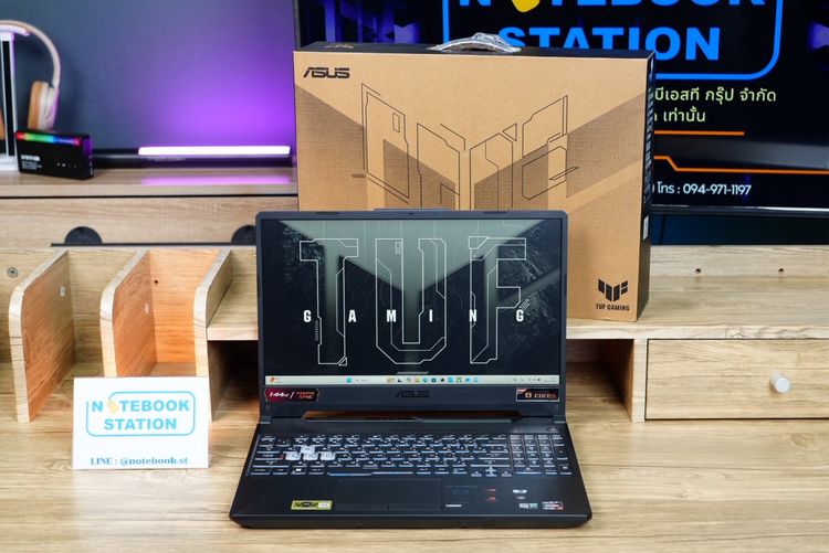 วินโดว์ 16 กิกะไบต์ ไม่ใช่ Asus TUF Gaming A15 Ryzen7-4800H RTX3050(4GB) Ram16 SSD512GB จอ15.6 FHD 144Hz สเปคเกมมิ่ง คีย์บอร์ดไฟRGB ดีไซน์สวยเท่ เครื่องพร้อมใช้งาน ราค