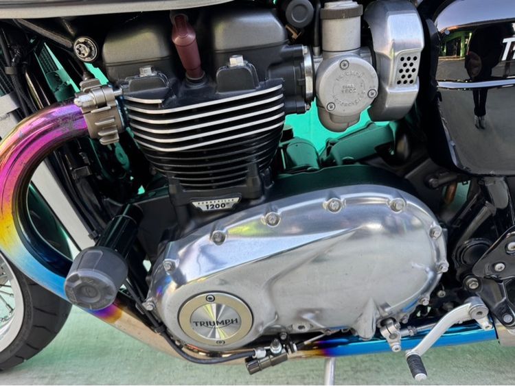 Triumph thuxton R1200 สีเทา ปี2016 กุญแจ 2ดอก  รูปที่ 16