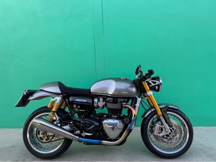 Thruxton Triumph thuxton R1200 สีเทา ปี2016 กุญแจ 2ดอก 