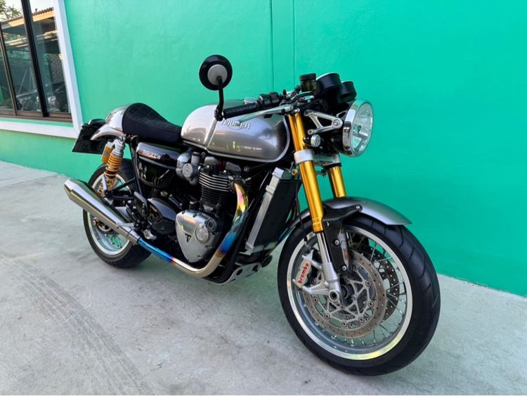 Triumph thuxton R1200 สีเทา ปี2016 กุญแจ 2ดอก  รูปที่ 2