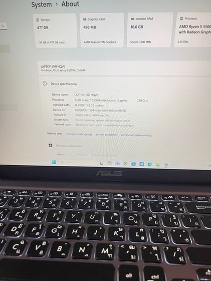 Asus D515UA-EJ571WS  AMD Ryzen5 5500U รูปที่ 4