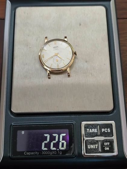 นาฬิกา ENICAR ULTRASONIG 9k Solid Gold 2เข็มครึ่ง ตัวเรืองทองคำแท้ 9k  รูปที่ 7