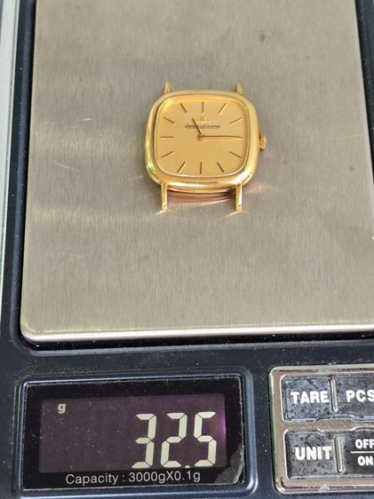 นาฬิกา Jaeger Lecoultre 18k Yellow Gold หน้าปัดทอง หลักขีดสอดนิน   รูปที่ 15