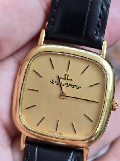 นาฬิกา Jaeger Lecoultre 18k Yellow Gold หน้าปัดทอง หลักขีดสอดนิน   รูปที่ 2