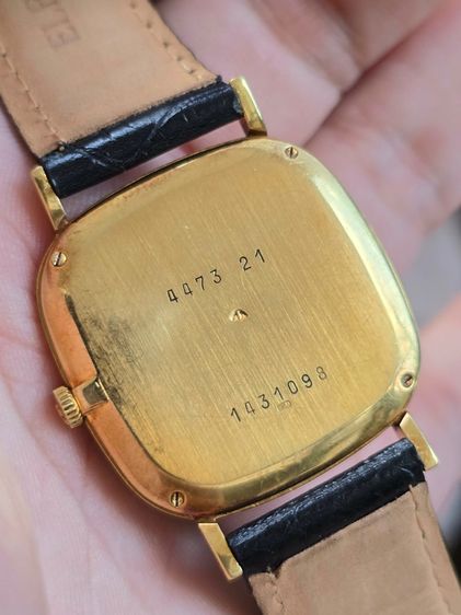 นาฬิกา Jaeger Lecoultre 18k Yellow Gold หน้าปัดทอง หลักขีดสอดนิน   รูปที่ 10