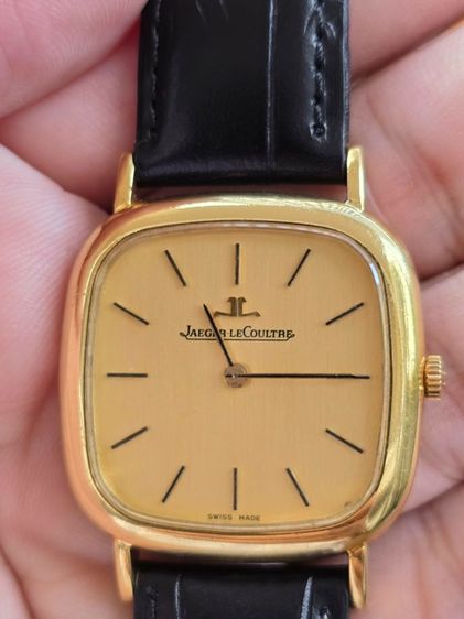 นาฬิกา Jaeger Lecoultre 18k Yellow Gold หน้าปัดทอง หลักขีดสอดนิน   รูปที่ 3