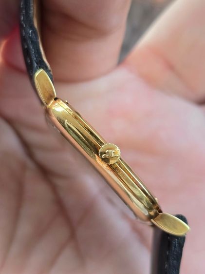นาฬิกา Jaeger Lecoultre 18k Yellow Gold หน้าปัดทอง หลักขีดสอดนิน   รูปที่ 13