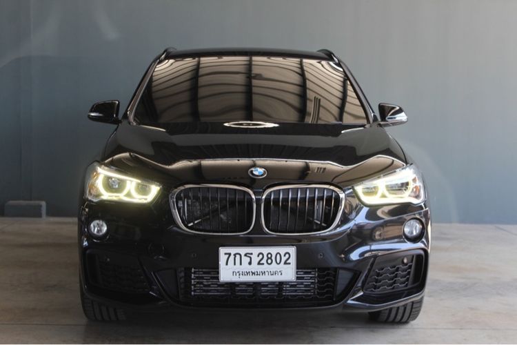 BMW X1 2018 2.0 sDrive20d M Sport Utility-car ดีเซล ไม่ติดแก๊ส เกียร์อัตโนมัติ ดำ รูปที่ 2