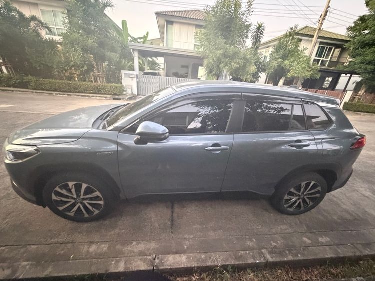 Toyota Corolla Cross 2021 1.8 Hybrid Premium ไฮบริด ไม่ติดแก๊ส เกียร์อัตโนมัติ ฟ้า รูปที่ 4