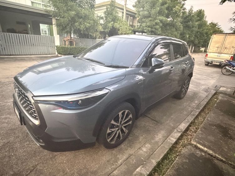 Toyota Corolla Cross 2021 1.8 Hybrid Premium ไฮบริด ไม่ติดแก๊ส เกียร์อัตโนมัติ ฟ้า รูปที่ 3