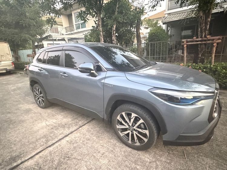 Toyota Corolla Cross 2021 1.8 Hybrid Premium ไฮบริด ไม่ติดแก๊ส เกียร์อัตโนมัติ ฟ้า รูปที่ 2