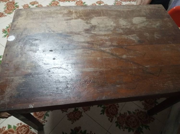 โต๊ะไม้สัก กว้าง80ยาว120สูง75 รูปที่ 3