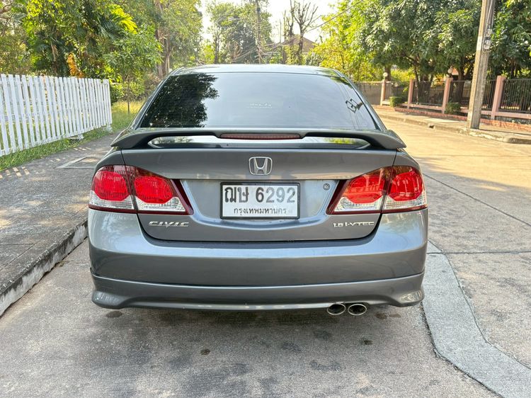 Honda Civic 2009 1.8 S i-VTEC Sedan เบนซิน ไม่ติดแก๊ส เกียร์อัตโนมัติ เทา รูปที่ 3