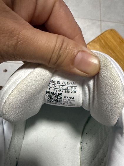 รองเท้า Adidas Samba พื้นหนา สีขาวเขียว รูปที่ 7