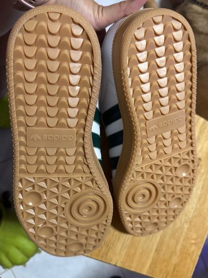 รองเท้า Adidas Samba พื้นหนา สีขาวเขียว รูปที่ 6