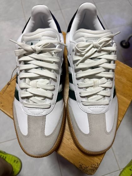 รองเท้า Adidas Samba พื้นหนา สีขาวเขียว รูปที่ 2