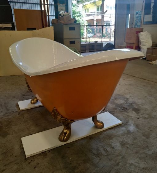 อ่างอาบน้ำวินเทจ เหล็กหล่อ รูปที่ 3