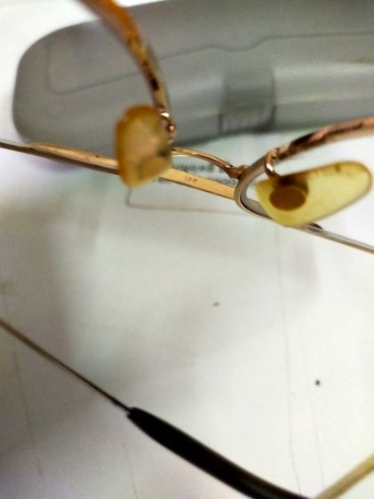 แว่นตา SPM  56-16กรอบแว่นทำจากวัสดุ พิเศษ จากญี่ปุ่น นิเกิล โครเมียม เงิน ทนทาน แว่นมีค่าสายตา เอาไปตัดใส่เลนส์ใหม่ได้เลย รูปที่ 6