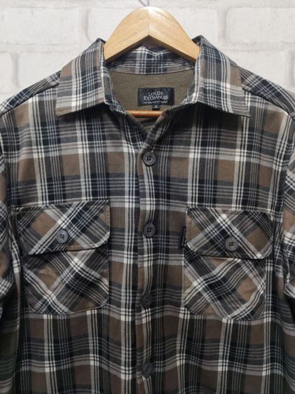 เสื้อเชิ้ตแขนยาวลายสก็อต บุซับขน
แบรนด์: Louis Exchanges อก 42" ยาว 27" รูปที่ 2