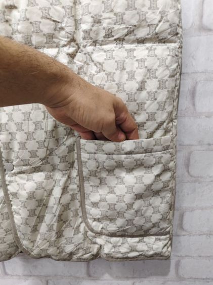 CELINE Down Vest ลายโมโนแกรม (ของแท้จากญี่ปุ่น) อก 48" ยาว 30" รูปที่ 3