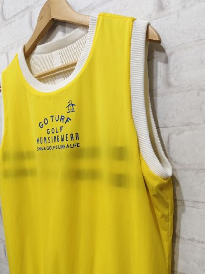 Munsingwear Golf Vest เสื้อกั๊กกอล์ฟแท้จากญี่ปุ่น 🇯🇵อก 42"ยาว 25.5" รูปที่ 6