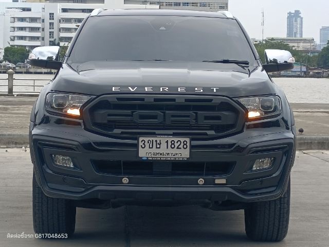 Ford Everest 2022 2.0 Titanium Plus Van ดีเซล ไม่ติดแก๊ส เกียร์อัตโนมัติ ดำ รูปที่ 2