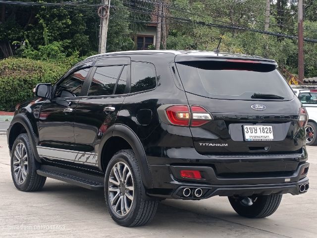 Ford Everest 2022 2.0 Titanium Plus Van ดีเซล ไม่ติดแก๊ส เกียร์อัตโนมัติ ดำ รูปที่ 4