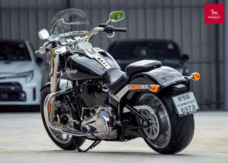 HD FatBoy114 ปี2022 สีดำ วิ่ง14000Mi. ท่อVance and Hines รูปที่ 4