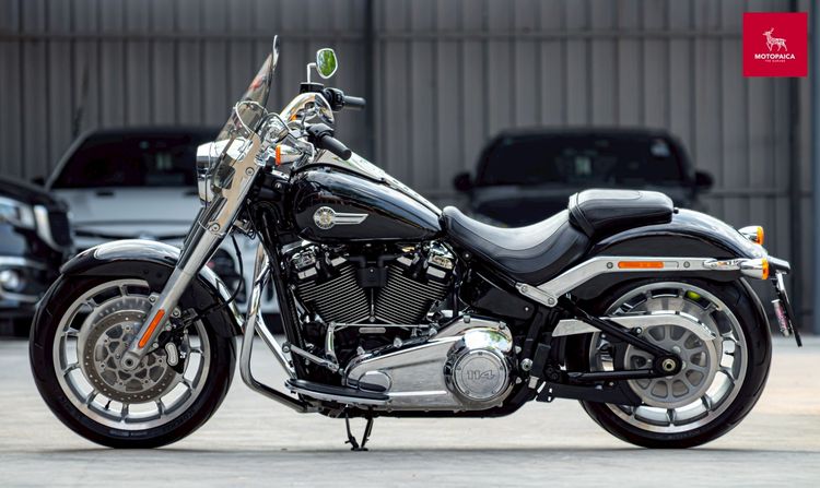 HD FatBoy114 ปี2022 สีดำ วิ่ง14000Mi. ท่อVance and Hines รูปที่ 3