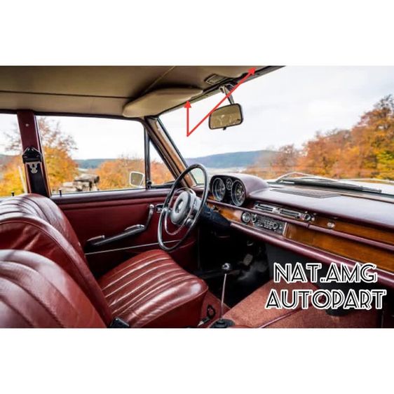 กิ๊บล็อกที่บังแดด BENZ W108 W110 W111 W114 W115 รูปที่ 4