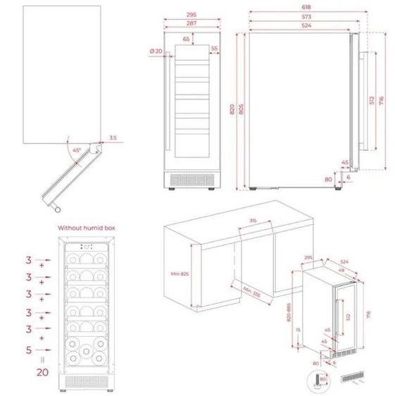 ตู้แช่ไวน์ TEKA รุ่น RVU10020 GBK รูปที่ 8