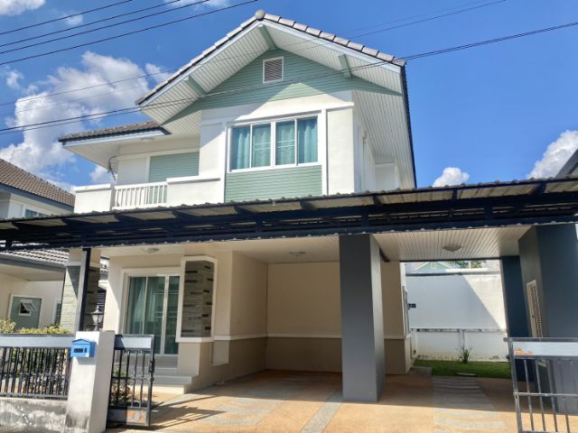 ตกแต่งครบ ใช่ ให้เช่าบ้านเดี่ยว2ชั้นในโครงการจัดสรรใกล้เมือง ขนาด3ห้องนอน3ห้องน้ำแอร์และเฟอร์ยเจอร์ครบ ใกล้รร.เชียงใหม่-เยอรมัน สนใจ0897010309 รูปที่ 3