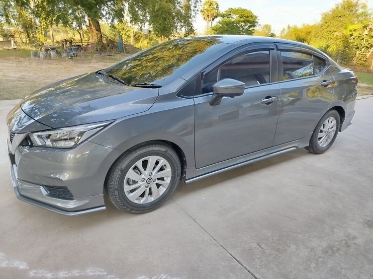 Nissan Almera 2020 1.0 V Sedan เบนซิน ไม่ติดแก๊ส เกียร์อัตโนมัติ เทา รูปที่ 3