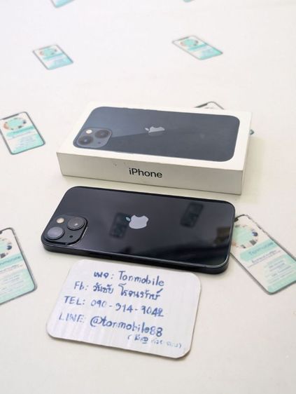 ขาย  เทิร์น iPhone 13 128 Midnight ศูนย์ไทย สภาพสวย อุปกรณ์ครบยกกล่อง ประกันยาว 6 เดือน สุขภาพแบต 91 เพียง 11,590 บาท ครับ  รูปที่ 2