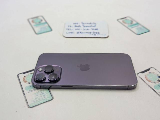 ขาย เทิร์น iPhone 14 Pro Max 128 Purple ศูนย์ไทย อุปกรณ์ครบยกกล่อง ขาดสายชาร์จ สุขภาพแบต 77 เพียง 13,990 บาท ครับ  รูปที่ 5