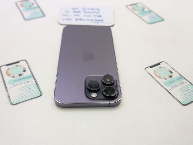 ขาย เทิร์น iPhone 14 Pro Max 128 Purple ศูนย์ไทย อุปกรณ์ครบยกกล่อง ขาดสายชาร์จ สุขภาพแบต 77 เพียง 13,990 บาท ครับ  รูปที่ 7