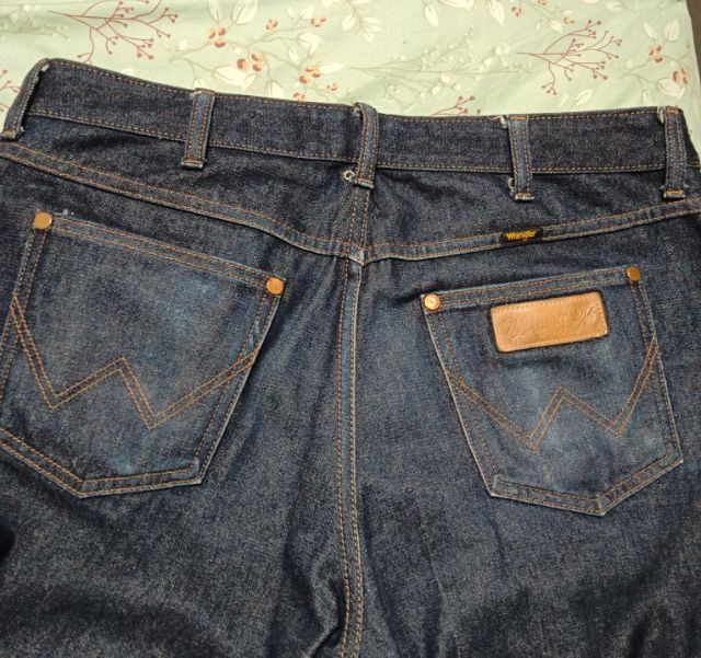 ยีนส์ Wrangler  Broken Twill เอว 34 สภาพดี รูปที่ 4