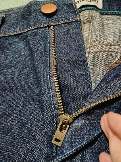 ยีนส์ Wrangler  Broken Twill เอว 34 สภาพดี รูปที่ 7