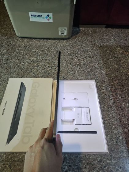 ขายSamsungTabS7FEสีGrayและGreen64กิ๊กLTEใส่ซิมได้ยกกล่องจอสวยกริปใช้งานดีถูกมากกก รูปที่ 5