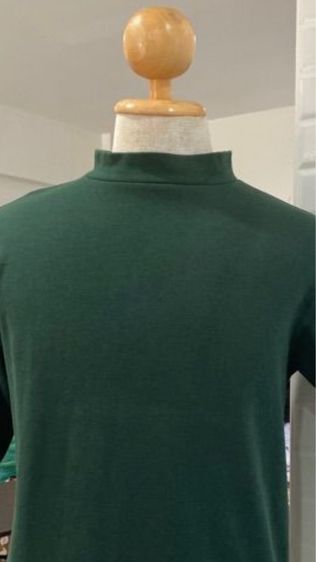 เขียว แขนสั้น เสื้อทีเชิ้ต อื่นๆ เสื้อยึดชายคอปีน GU size m