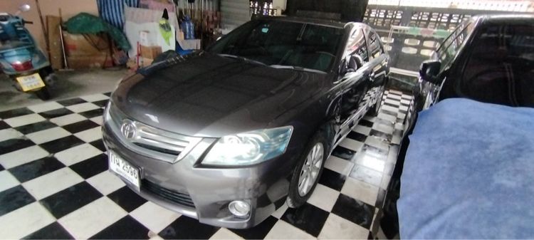 Toyota Camry 2011 2.4 Hybrid Sedan ไฮบริด ไม่ติดแก๊ส เกียร์อัตโนมัติ เทา รูปที่ 2