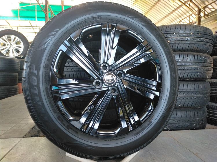แม็กโตโยต้า ขอบ16 สีอบpowder coat พร้อมยางดันลอป 195 60 16 ปี22 ยางสวยทุกเส้นใส่ vios yaris รูปที่ 2