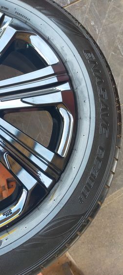 แม็กโตโยต้า ขอบ16 สีอบpowder coat พร้อมยางดันลอป 195 60 16 ปี22 ยางสวยทุกเส้นใส่ vios yaris รูปที่ 9