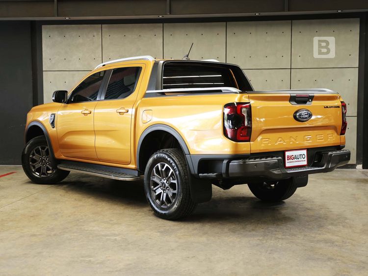 Ford Ranger 2023 2.0 Hi-Rider Wildtrak Pickup ดีเซล ไม่ติดแก๊ส เกียร์อัตโนมัติ เหลือง รูปที่ 4