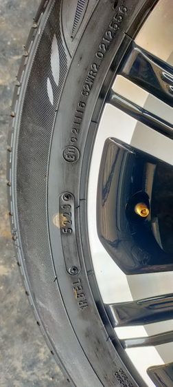 แม็กโตโยต้า ขอบ16 ป้ายแดงสีเดิม พร้อมยางดันลอป 185 60 16 ปี23 ยางมีตุ่มหน้ายางทุกเส้น ใส่ yaris vios รูปที่ 9